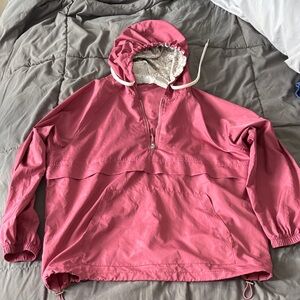 Women's Pink Hooded Jacket